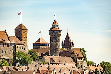 Kaiserburg, Altstadt, Mittelalter, Burg, Nürnberg