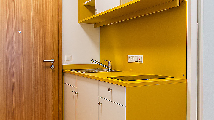 Küche Einzelapartment
