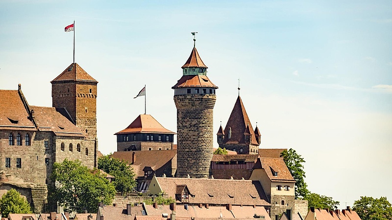 Kaiserburg, Altstadt, Mittelalter, Burg, Nürnberg